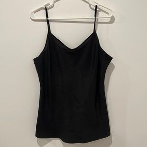 J. Crew silk camisole tank top in black sz L style 21421